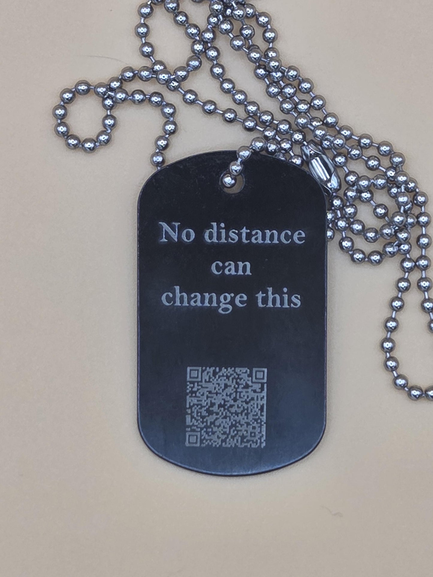 Personalized QR Code Necklace or Keychain