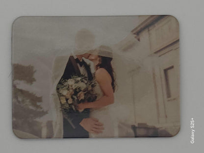 Personalized Photo Fridge Magnets – Custom Memory Magnets – Create Your Own Memories – Sublimated Photo Magnets – Gift for Family & Couples