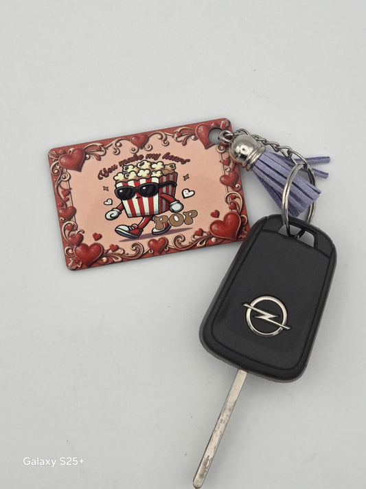 Valentine Keychain Gift – Couple Love Keyring – Kindness Quote Keychain