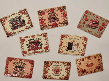 Valentine Fridge Magnets – Sublimated Magnet Set