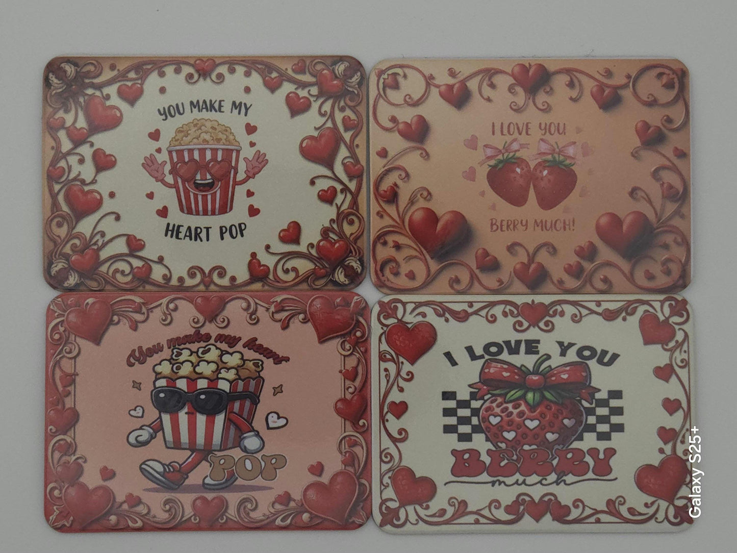 Valentine Fridge Magnets – Sublimated Magnet Set