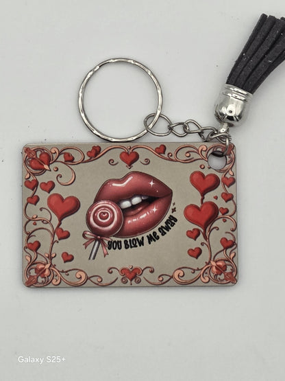 Valentine Keychain Gift – Couple Love Keyring – Kindness Quote Keychain