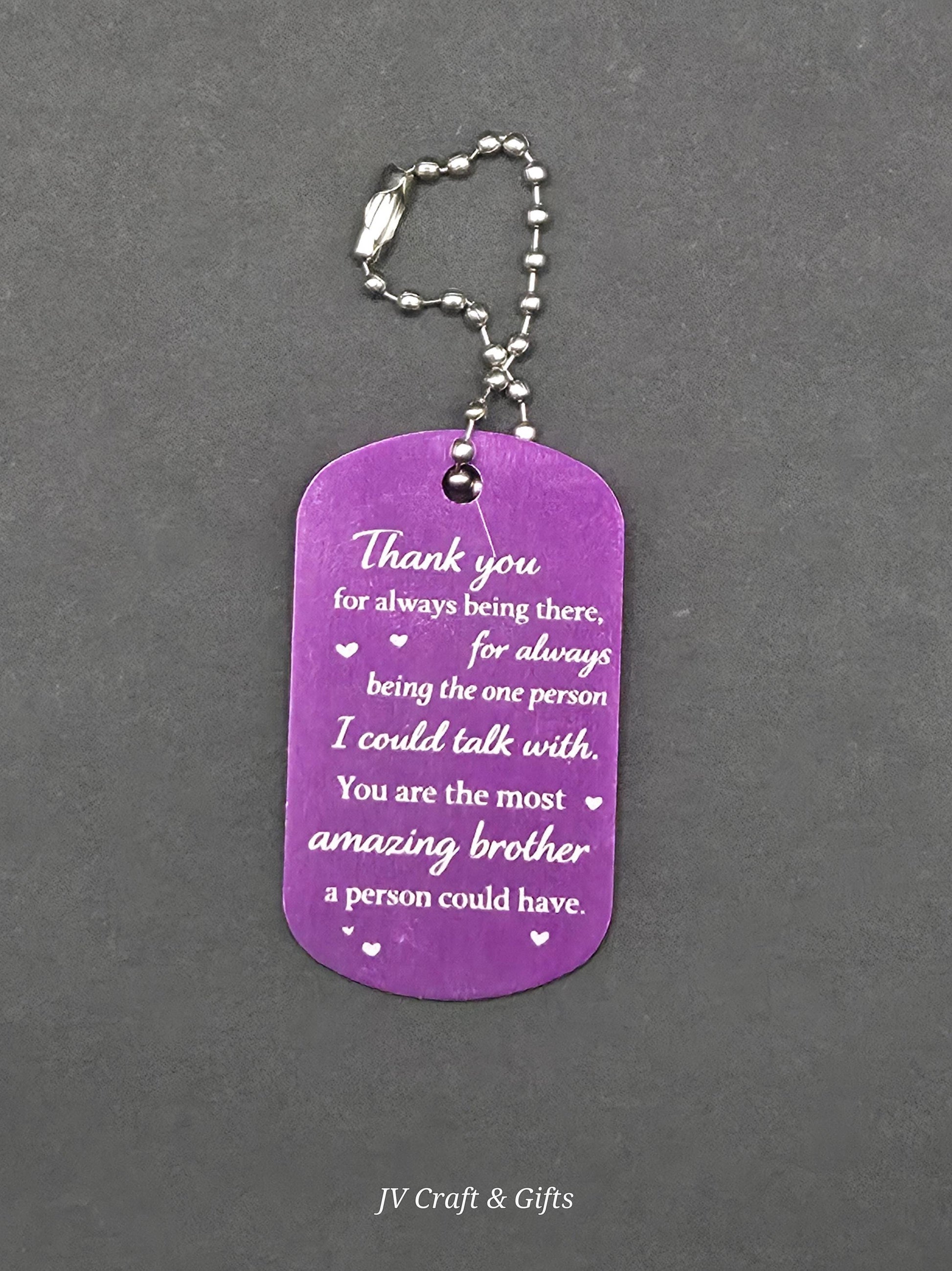 Family Message Army Dog Tag – Mother Son Daughter Gift – Engraved Family Necklace – Forever Keepsake