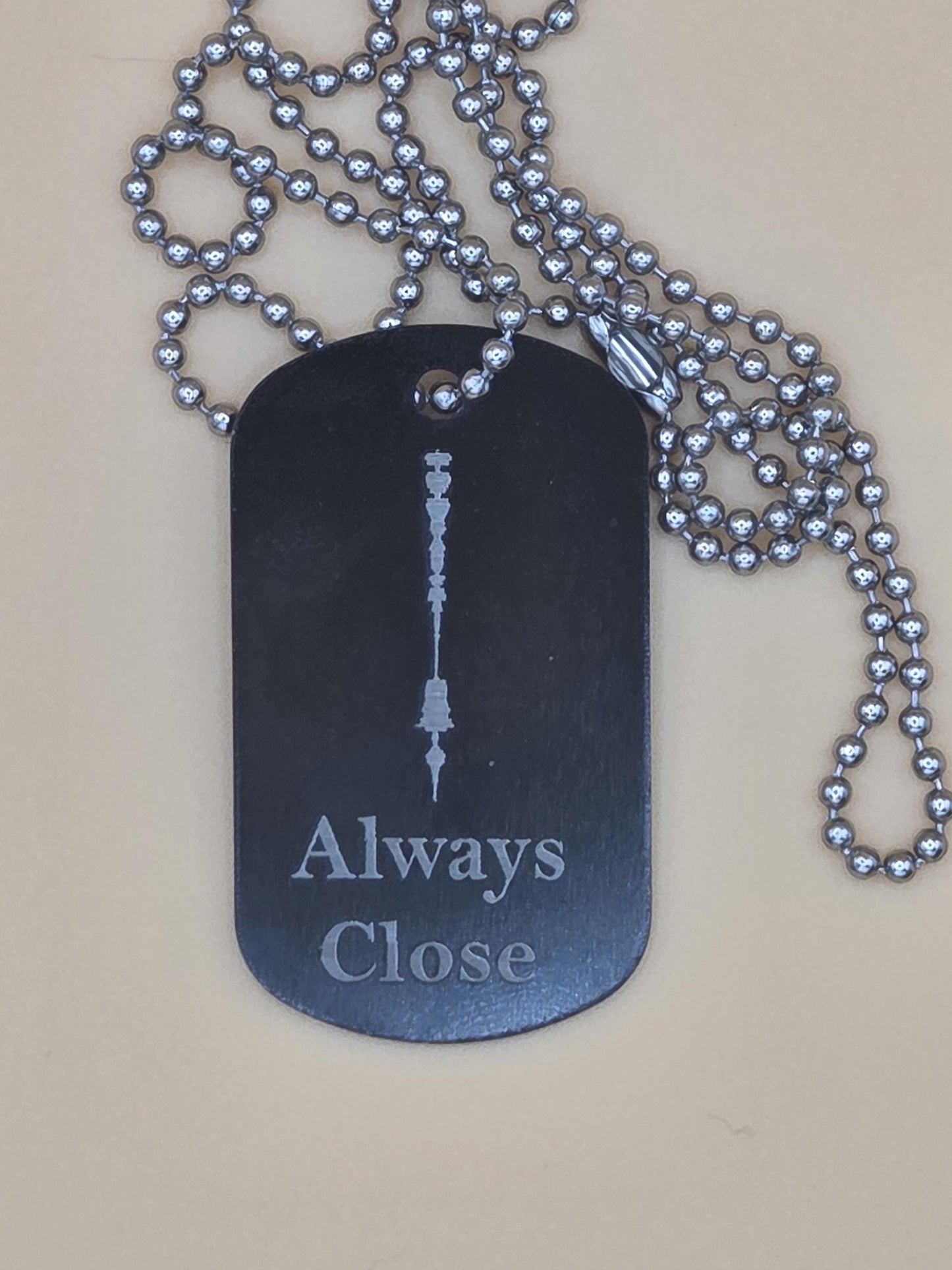 Personalized QR Code Necklace or Keychain