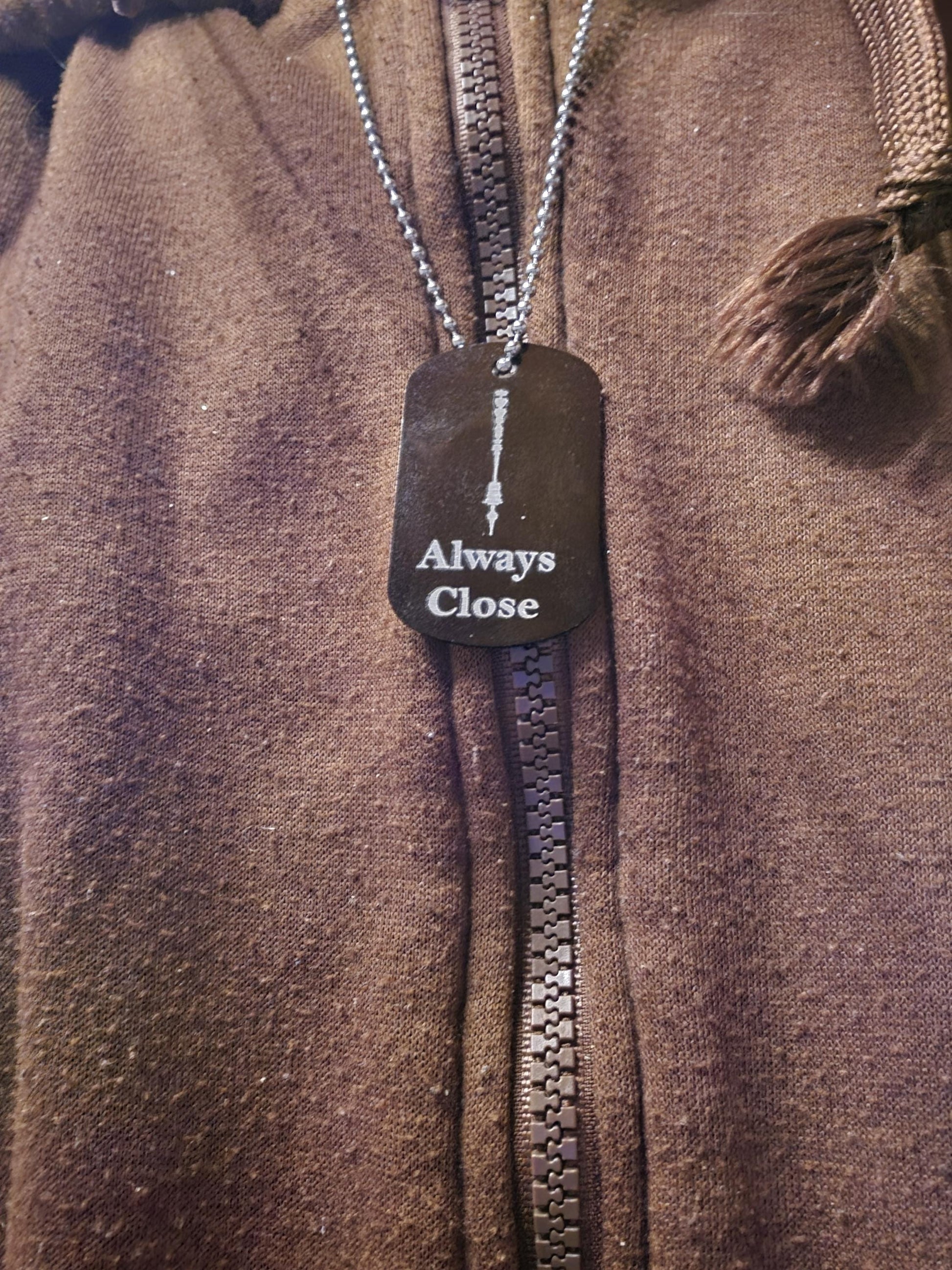 Personalized QR Code Necklace or Keychain
