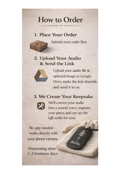 Personalized QR Code Necklace or Keychain