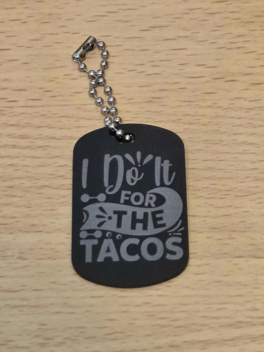 Personalized Gym Dog Tags | Custom Engraved Metal | Motivational Fitness Tags
