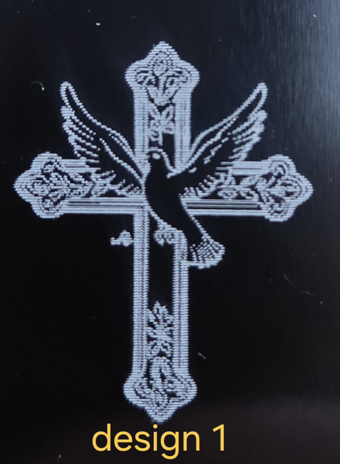 First Communion Gift, Engraved Cross Dog Tag, Personalized Name and Date, Confirmation Keepsake