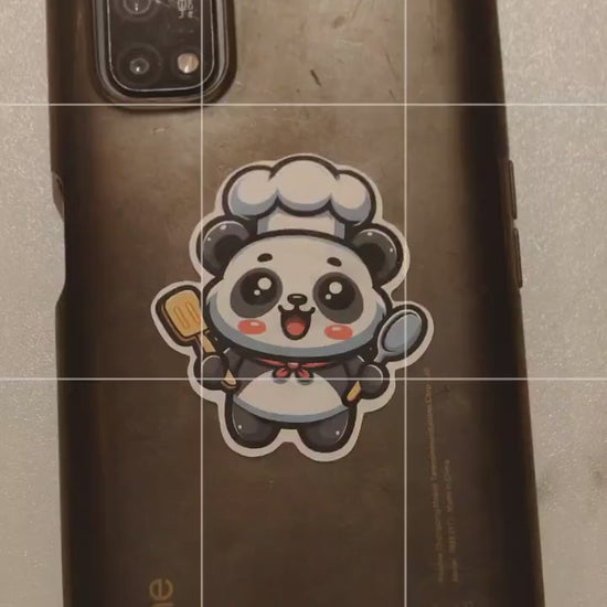 Panda Sticker Pack – 10 Waterproof Sublimation Stickers | Kawaii Panda